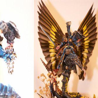 Champion of Chaos on winged Beast of Slaanesh by Stalker