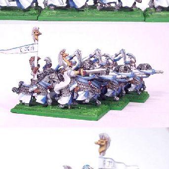 Warmaster High Elf Silverhelms by vincegamer