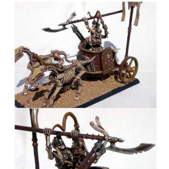 Tomb King Chariot by darkrealm miniatures