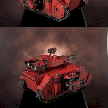 Blood Angels Baal Predator by highelf