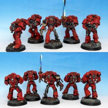 Blood Angels Combat Squad 1 by Wickedcarrot