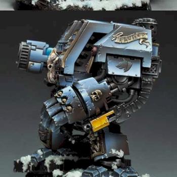 Space wolves Venerable Dreadnought by EricChan