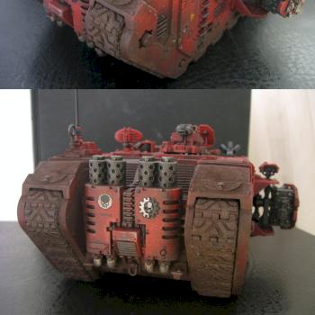 Blood Angels Land Raider Crusader by Meph