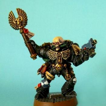 Chaplain - Dark Praetorians Space Marines Chapter by PhobosPL