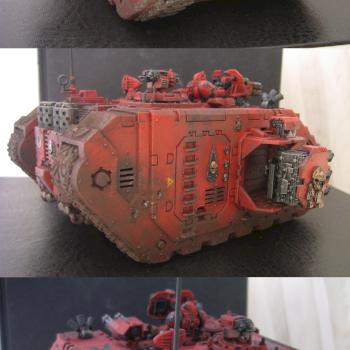 Blood Angels Land Raider Crusader by Meph