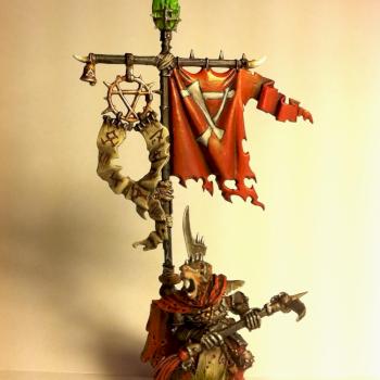 Skaven Battle Standard Bearer (BSB) by jschweitz