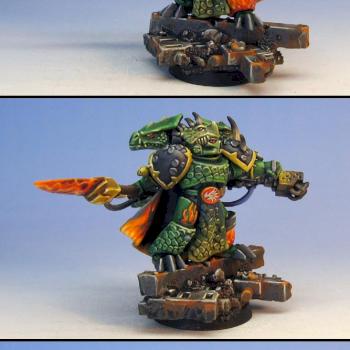 Salamanders Vulkan conversion, Warhammer 40k by Wappellious