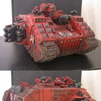 Blood Angels Land Raider Crusader by Meph