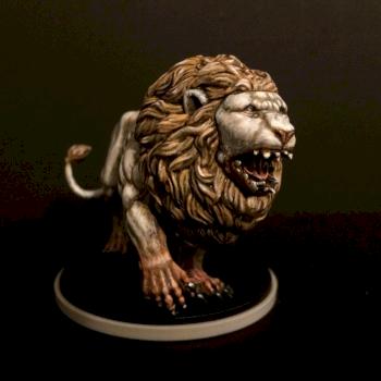 Kingdom Death: Monster White Lion by Screaming Antelope