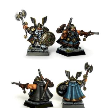 Mordheim Dwarfs Treasure Hunters Noble and Engineer by nickname