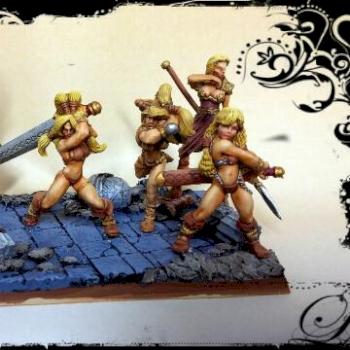 Barbarian girls by Bugmann