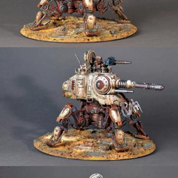 Adeptus Mechanicus Onager Dunecrawler by uzmnetosere