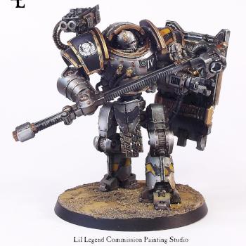 Shield of the Iron Tyrant; Iron Circle Commission Iron Warriors Battle Automata by lilloser