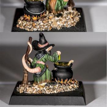 Mouse Witch w cauldron by Banditvj