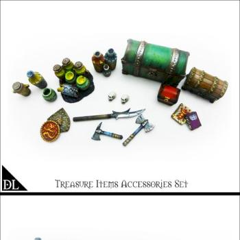 Treasure Items Accessories Set by dungeonlair