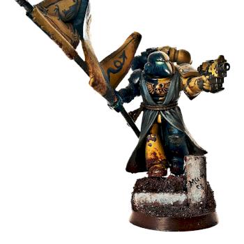 Space Marine Standard Bearer by precinctomega