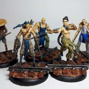 Malifaux Mei Feng Rail Crew by Nickienogger