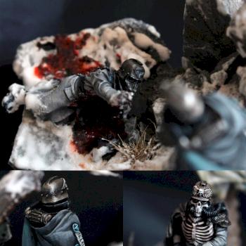 Death Korps of Krieg Quartermaster Diorama by Marco P