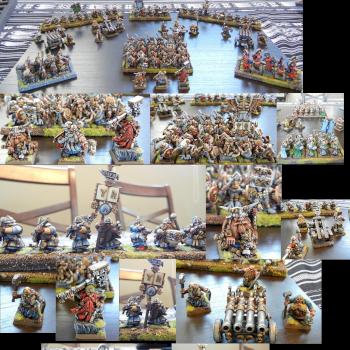 Warhammer Dwarf/Dwarves army War Machines and more by Simontetreault