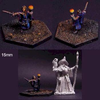 15 mm demonworld wizard, object source lighting by cdukino