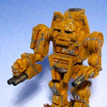 BattleTech Executioner Clan Ghost Bear Desert by Ghostbear