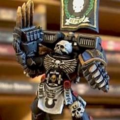 Ultramarines Chaplain with Lightning Claws by undeadair