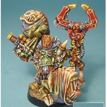 leader ork and sqwiig guards by armees de gehenne