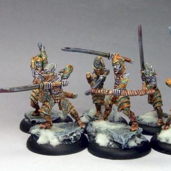 Legion of Everblight Swordsmen Unit by Ghostpainter