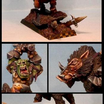 Orc on Boar by shitzzo