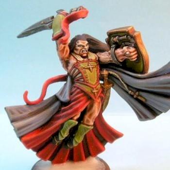 Khador Warcaster- Vlad "the avenging angel by pitynoman