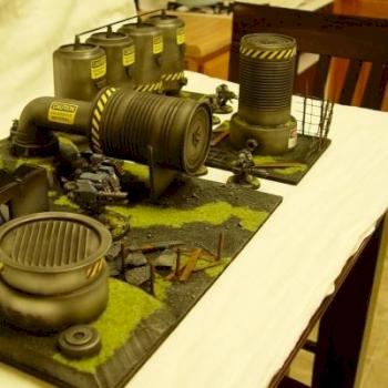 Warhammer Space Marine Power Plant Terrain Set!!! by Stiff Neck Studio