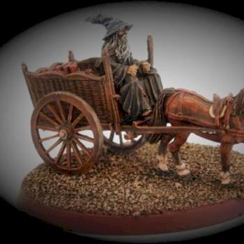 GANDALF ON CART by PAINTONY