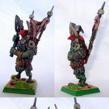 Nurgle Chaos Beastmen Battle Standard Bearer by BeastMum