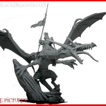 Warhammer fantasy Dunkelelfen Dark elves Drache Dragon by Beowahr