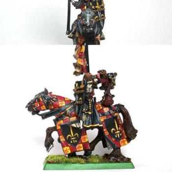 Bretonnian Questing Knight Standard by highpaladn