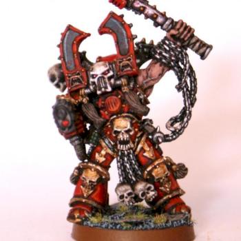 kharn the betrayer chaos champion by bamcky2k