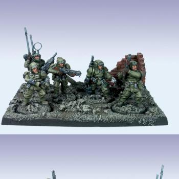 Forgeworld Imperial Guard Cadian Veteran Command Squad part 2 finally by krom1415