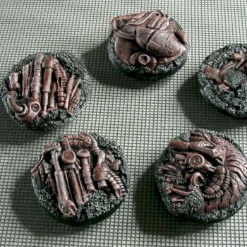 40mm resin bases (Techanicus) by philydorf