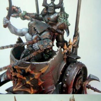 Nurgle Gorebeast Chariot w/ Filth Mace Champion by AlexG