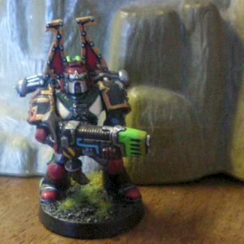 Iron Warrior Khrone warrior by Outlanders