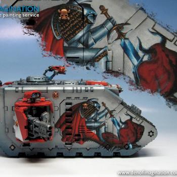 Grey Knights Landraider by DEN of IMAGINATION