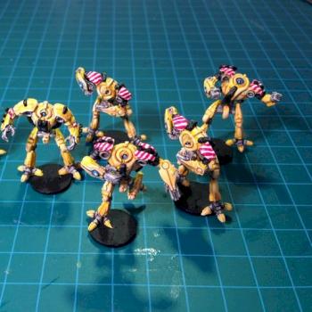 Some Dreadball Robots by burbidge