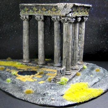 Scratch built 40k ruins by Eggs