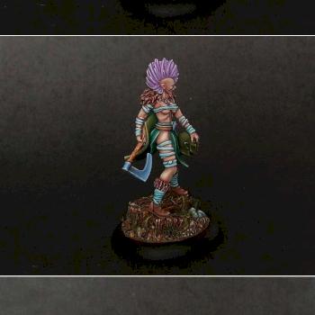 The Howling Horde Warchief - Norsgard Miniatures by JerzyK