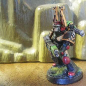 Iron Warrior Khrone warrior view 2 by Outlanders