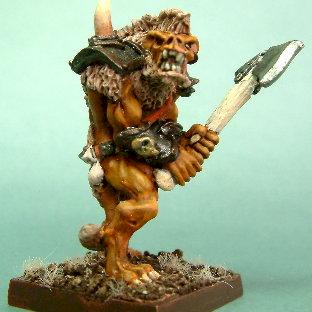 Gnoll with axe by Mengu