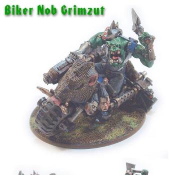 Ork Biker Nob 1 of 3 by Agatheron