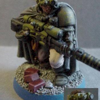 Space Marine Scout Sniper (Mini-of-the-Week #7) by No Such Agency