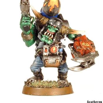 Ork Stormboy Nob by Agatheron