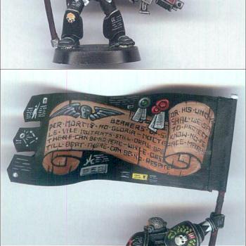 Banner Bearer Asclepios of the Mortificators Chapter by zorgg